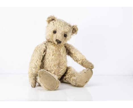 SALEROOM ANNOUNCEMENT - Estimates have changed to £2000-£2500Big Ted - a rare large 1920s Bing Teddy Bear who belonged to thr