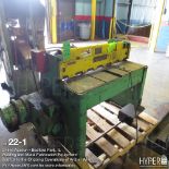 Niagara 13, 42" shear s/n 0618 with back gage