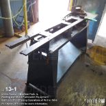 Bending table with foot pedal