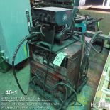 Lincoln R3S-325 arc welder s/n AC570905 with miller wire feed
