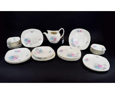 Jesse Tait Midwinter Quite Contrary Ceramic Collection 32 pieces in total, circa 1957 to include fruit bowls and assorted pla