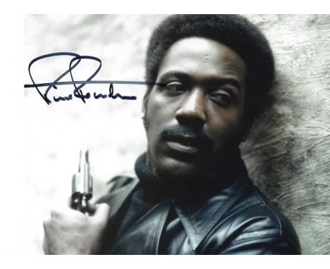 Richard Roundtree signed 10x8 colour photo. Richard Roundtree born July 9, 1942 is an American actor and former model. Roundt