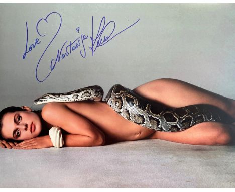 Nastassja Kinski signed 12x16 colour photograph. Kinski is a German actress and former model who has appeared in more than 60