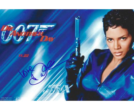 Halle Berry signed 10x8 Die Another Day colour photo. Halle Maria Berry born Maria Halle Berry; August 14, 1966 is an America