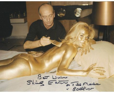 Shirley Eaton signed Goldfinger 10x8 colour photo inscribed as Jull Masterson Goldfinger. Shirley Eaton born 12 January 1937 