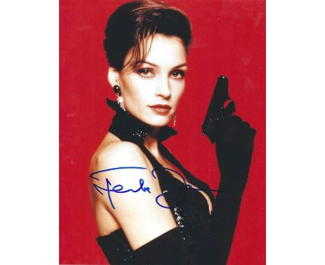 Famke Janssen signed James Bond Goldeneye 10x8 colour photo. Famke Beumer Janssen is a Dutch actress and former fashion model