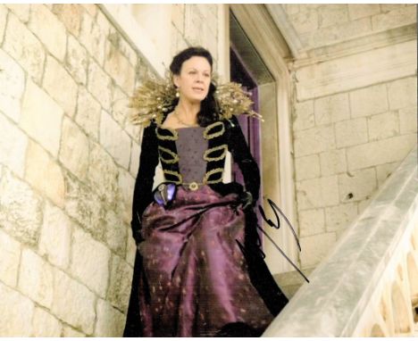 Helen McCrory signed 10x8 colour photograph. McCrory was an English actress. After studying at the Drama Centre London, she m