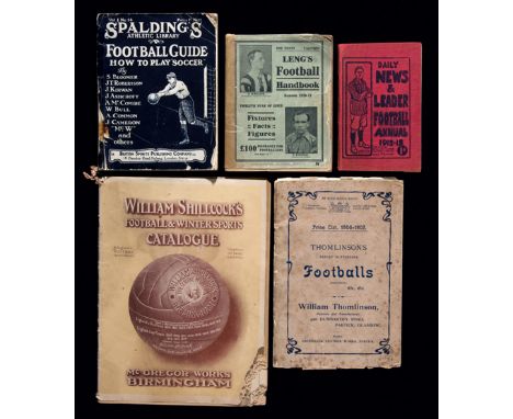 Five pre-First World War football & sporting publications.i & ii) two early & interesting football & sports equipment catalog