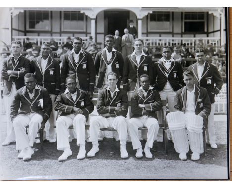Wilkes & Sons Sporting Photographs: West Indies 1939,original 15 by 12in. Wilkes & Son back-and-white archival print, Wilkes 