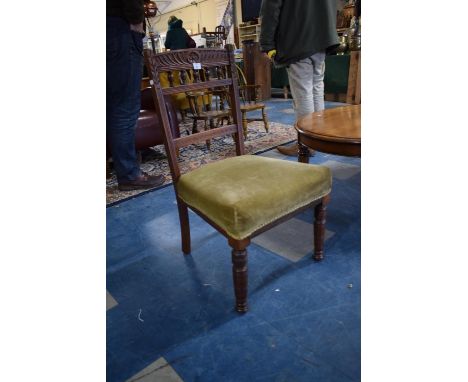 An Edwardian Ladder Back Nursing Chair 