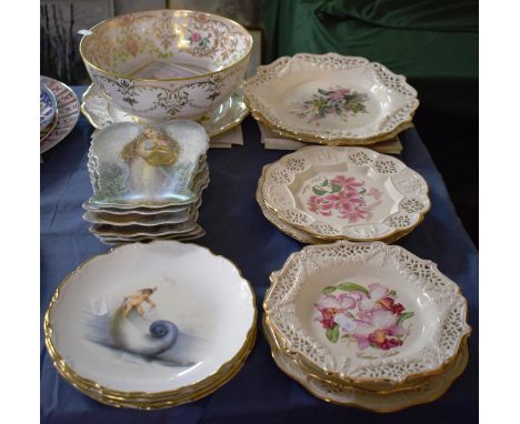 A Collection of Various Decorated Plates to Include Spode Coronation Plate and Limited Edition Jubilee Bowl, Floral Plates Sy