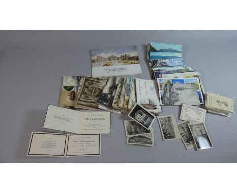 A Box Containing Vintage and Modern Postcards, Educational Cards etc 