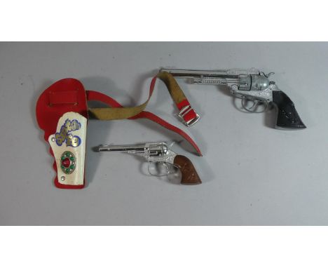 Two Vintage Toy Cowboy Guns 