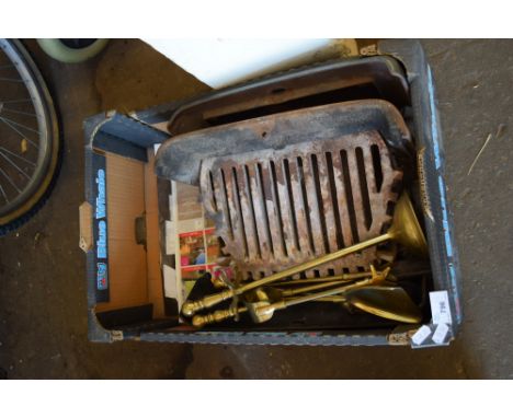 FIRE GRATE AND FIRE TOOLS