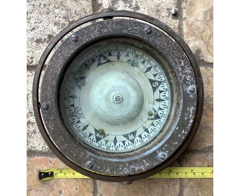 A Sestral ship's compass, 13cms w, stamp to base  (1)1029 unrestored.Condition ReportBlemish to inside.&nbsp;