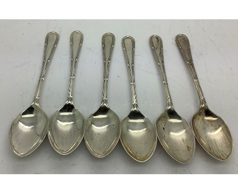 Silver coffee spoons, Birmingham 1924, 79.6gms 