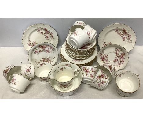 A 12 place tea service by Collingwood Brothers, Longton 1897-1900. Condition ReportTwo cups a/f.