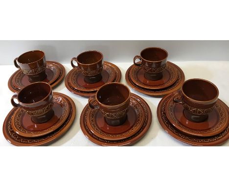 A Beswick 6 place tea service, all good condition.  