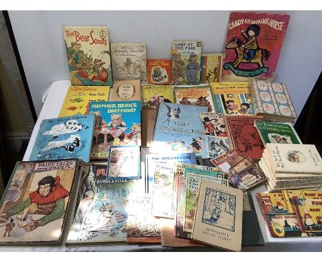 A quantity of vintage children's books including Beatrix Potter, Enid Blyton, Fairy Tales from Grimm etc. 