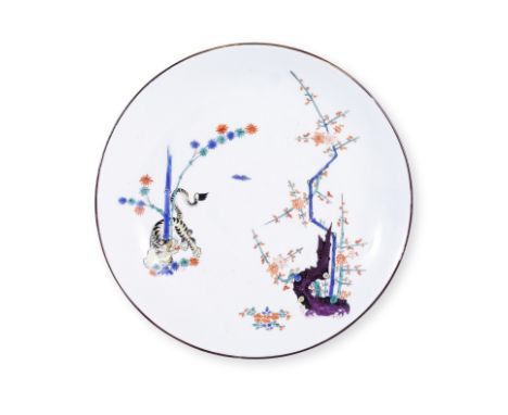 Plat en porcelaine de Meissen provenant du «Japanisches Palais», circa 1729-31A Meissen dish from the Japanese Palace, circa 