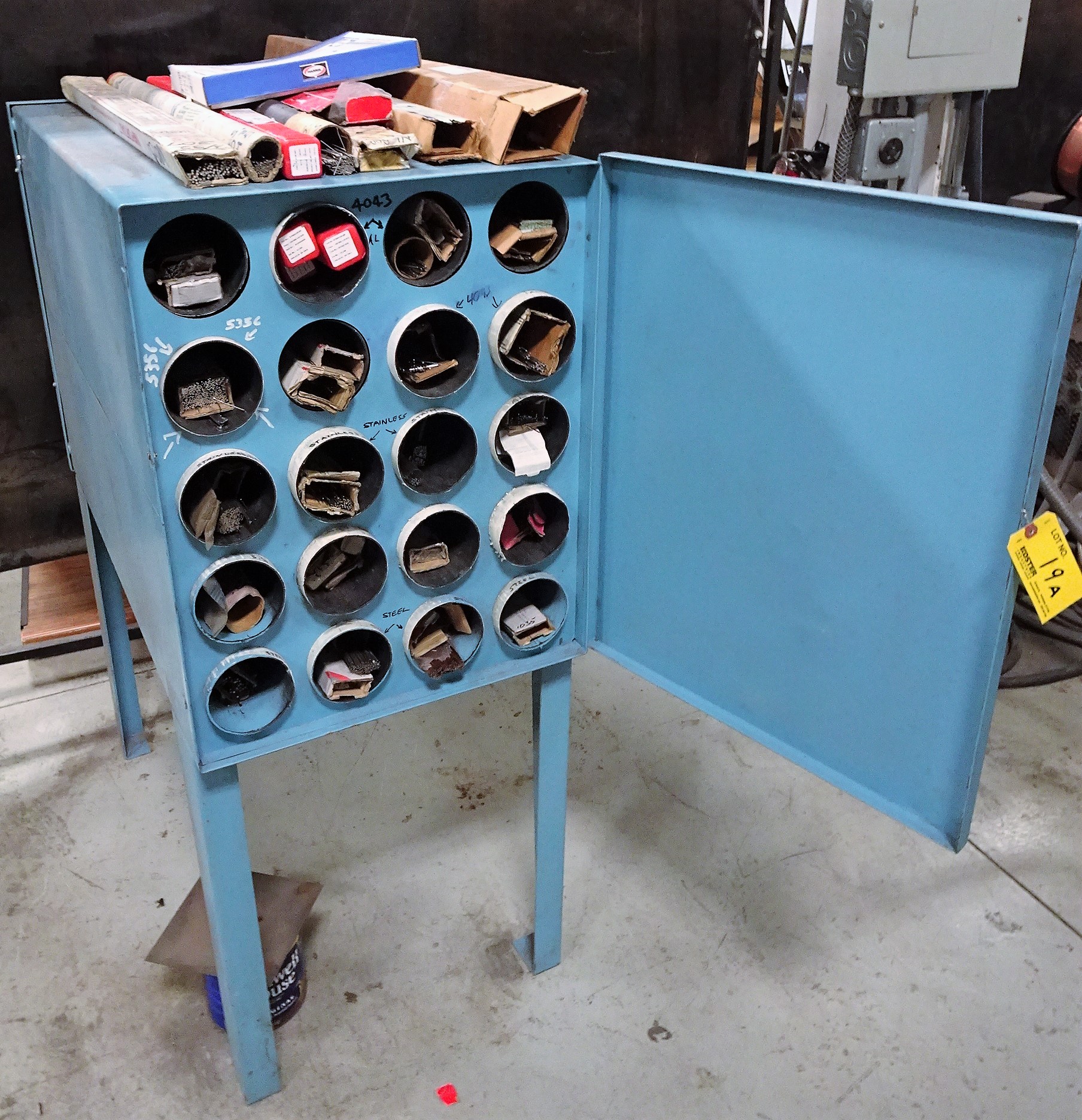 WELDING ROD DRY BOX WITH CONTENTS