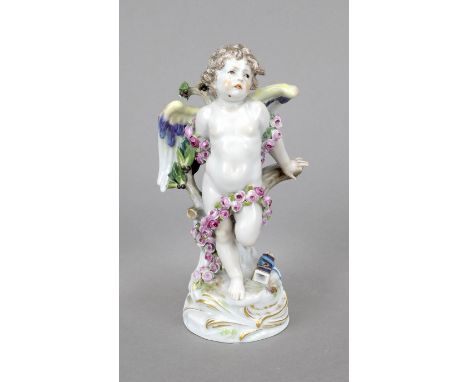 Gefesselter Amor, Meissen, Marke nach 1934, 2. W., Entwurf von Paul Helmig (1859 Niedermeisa - 1939 Meißen) im Jahr 1898, Mod
