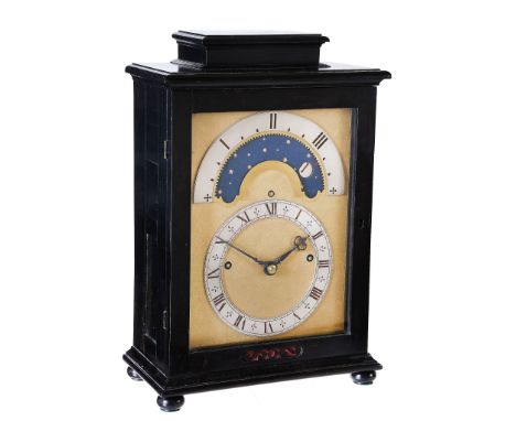  An extremely rare hour-striking night-and-day spring table clock The movement attributed to the workshop of Joseph Knibb, Lo