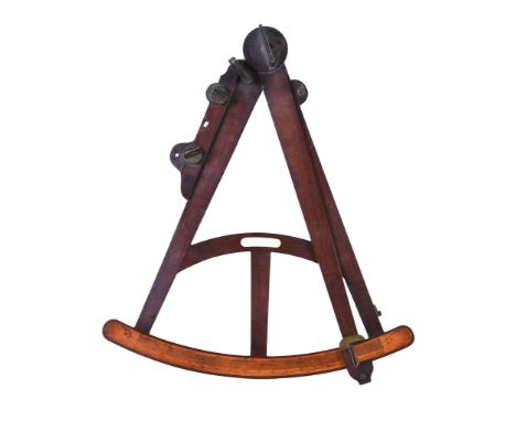  A George III mahogany and brass Hadley s navigational octant Unsigned but possibly by George Adams senior, London circa 1770