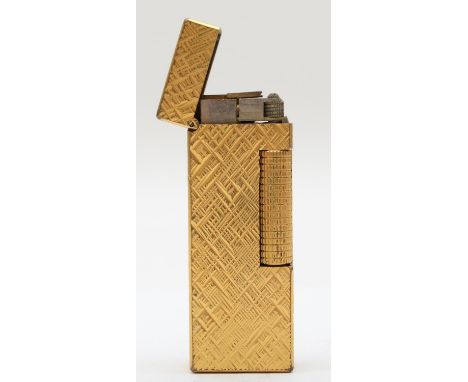 Dunhill, a gold plated Rollagas lighter 