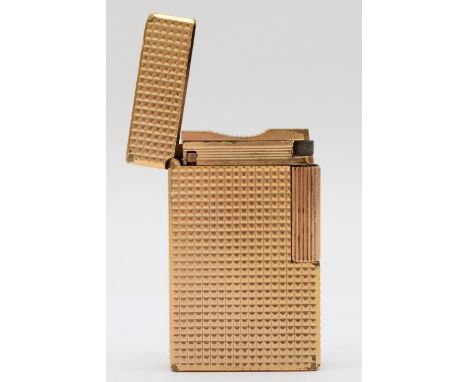 S.T. Dupont, a gold plated gas lighter, 4499AX 