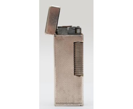 Dunhill, a silver plated Rollagas lighter 