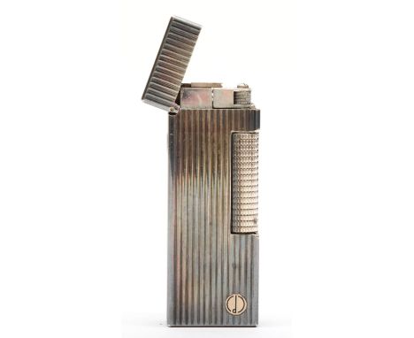 Dunhill, a silver plated Rollagas lighter, design 28316. 