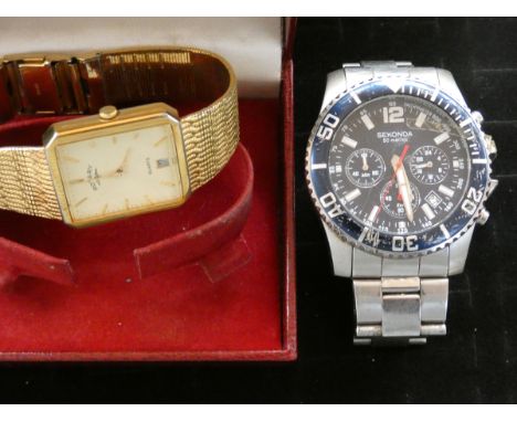 Gents Rotary Dress Watch together with a Sekonda Divers Watch