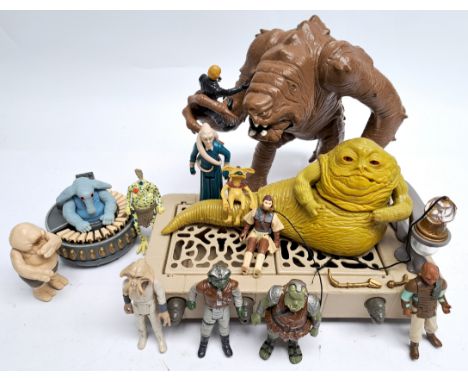 Kenner Star Wars vintage Jabba Playset, Max Rebo band incomplete with Rancor in mixed lot. Fair to goodMax rebo band are miss
