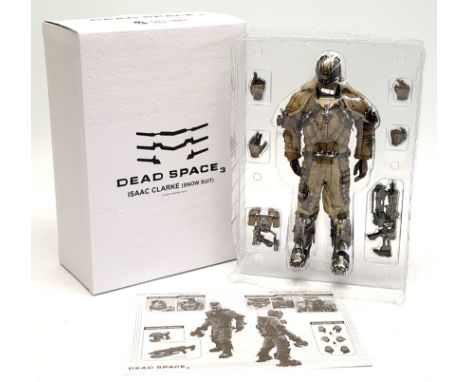 ThreeZero Dead Space 3 Isaac Clarke (Snow Suit) 1/6 Scale Collectable Figure, Excellent, Complete, within Fair Plus (tear to 