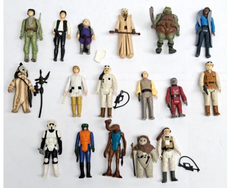 Kenner Star Wars vintage complete action figures with accessories. Good to excellentTip to Luke's lightsaber is missing. 