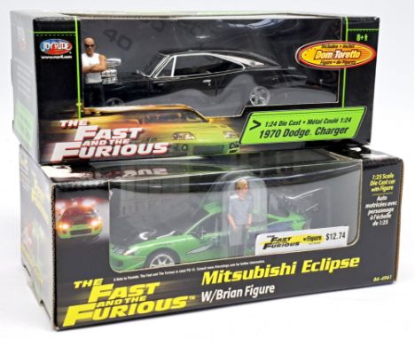 Joyride &amp; Revell The Fast &amp; The Furious vehicle &amp; figure sets x 2, to include 1:25 scale Mitsubishi Eclipse with 