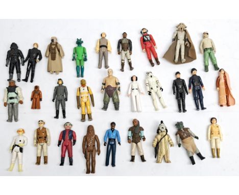Kenner Star Wars quantity of incomplete vintage action figures. Fair to good