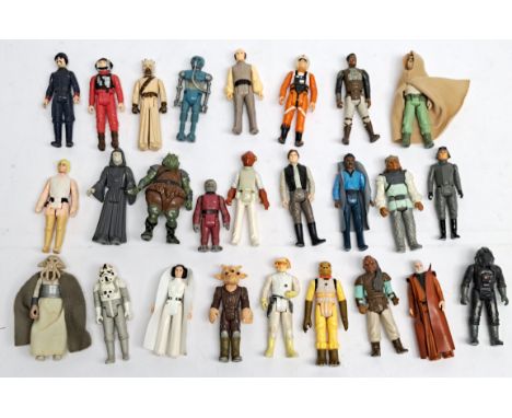 Kenner Star Wars quantity of incomplete vintage action figures. Fair to good