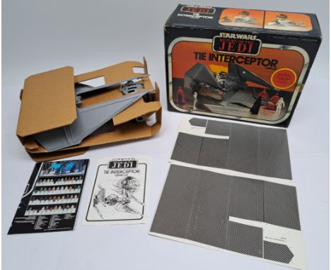 Kenner Star Wars vintage Return of the Jedi TIE Interceptor, Near Mint complete UNUSED, within Good opened box, includes inse