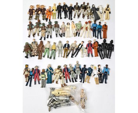 Kenner Star Wars quantity of vintage action figures incomplete assortment with Retro Collection loose x 4. Fair to good. Extr