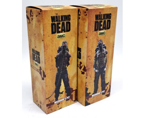 ThreeZero The Walking Dead Michonne's Pet 1 &amp; Pet 2 1/6th scale figures, Excellent to Near Mint, Complete, within Good Pl