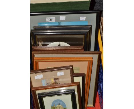 Pictures and Prints - Lichfield Cathedral, Birth Place of Dr Johnson, Lichfield;  Cash Woven picture, Mississippi Steamboat, 