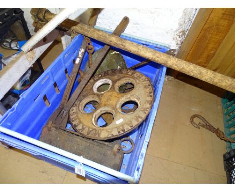 Cast iron tools etc