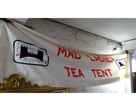 Hastings & District Model Flying Club banner "Mad Ladies Tea Tent"