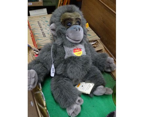 A Steiff baby gorilla