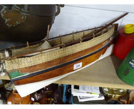 A model pond yacht