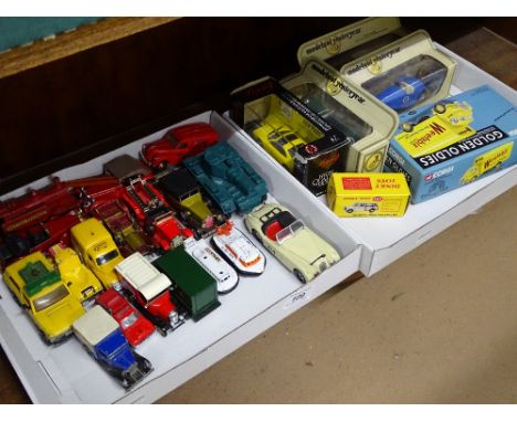 Boxed Corgi and Models of Yesteryear vans, and various Die-Cast toy vehicles