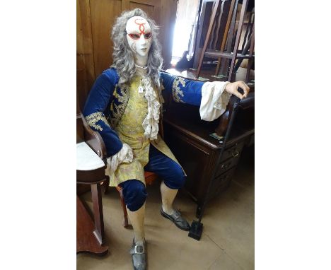 A Life size mannequin of a Georgian gentleman