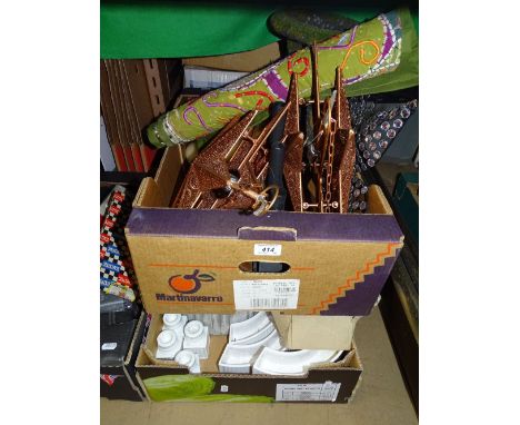 Fireguard, various ornaments etc
